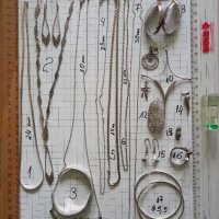 Сребърни верижки и висулки, обеци, снимка 8 - Колиета, медальони, синджири - 42077701