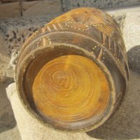 Старо дървено буре бъчва бъчонка бъкел бъклица дърворезба - 5, снимка 4 - Антикварни и старинни предмети - 28883935