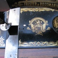 Шевна машина 19 век FRISTER & ROSSMANN, снимка 9 - Антикварни и старинни предмети - 29904931