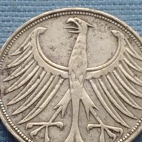 Сребърна монета 5 марки 1951г. Германия уникат за КОЛЕКЦИОНЕРИ 39624, снимка 7 - Нумизматика и бонистика - 42763447