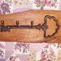 Закачалка от дърво (дървена закачалка) за механа в битов / винтидж стил, снимка 6 - Декорация за дома - 28831698