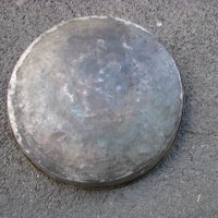 Стара бакърена тава, снимка 2 - Антикварни и старинни предмети - 30248070