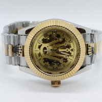 Дамски луксозен часовник Rolex Crown Skeleton , снимка 16 - Дамски - 37047692