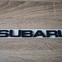 черен надпис емблема Субару Subaru, снимка 1 - Аксесоари и консумативи - 40675888