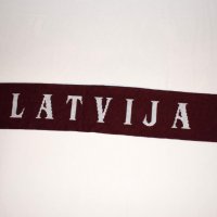 Latvia - Страхотен фенски шал / Национален отбор / Латвия / Футболен, снимка 1 - Футбол - 31185469