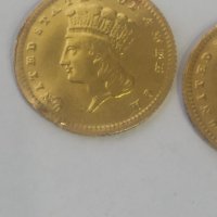 Златни Долара от 1886 г-22 к  2 броя Оригинални , снимка 6 - Нумизматика и бонистика - 35119840