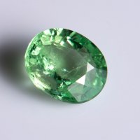 Цаворит (зелен гранат) 0.65ct, снимка 1 - Други - 30864052