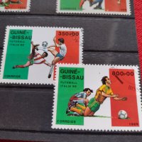 Пощенски марки серия ФУТБОЛ световно първенство Италия 90г. Гвинея Бисау за колекция - 22549, снимка 5 - Филателия - 36654648