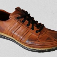 Габровски мъжки обувки от ЕСТЕСТВЕНА КОЖА с ходило от термокаучук (модел 159), снимка 1 - Ежедневни обувки - 37931765
