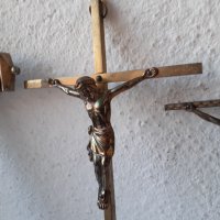Стар кръст, религия, 4 бр, разпятие, снимка 5 - Антикварни и старинни предмети - 34872334