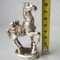 Кон тибетско сребро, 240 грама тежи, снимка 3 - Статуетки - 29476729