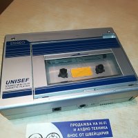 UNISEF-WALKMAN-stereo mini hi-fi made in japan-внос германия, снимка 3 - Радиокасетофони, транзистори - 29185836