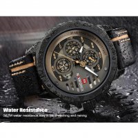 Мъжки часовник Naviforce Watch Army, Черен / Златист, снимка 2 - Мъжки - 40177307