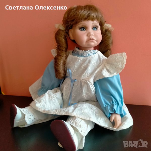 Порцеланова кукла 46 см, снимка 1