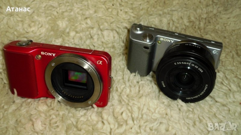 Фотоапарати SONY NEX 3 и SONY NEX 5 14.2MP с Обективи Sony SEL-16-50 PZ OSS, снимка 1