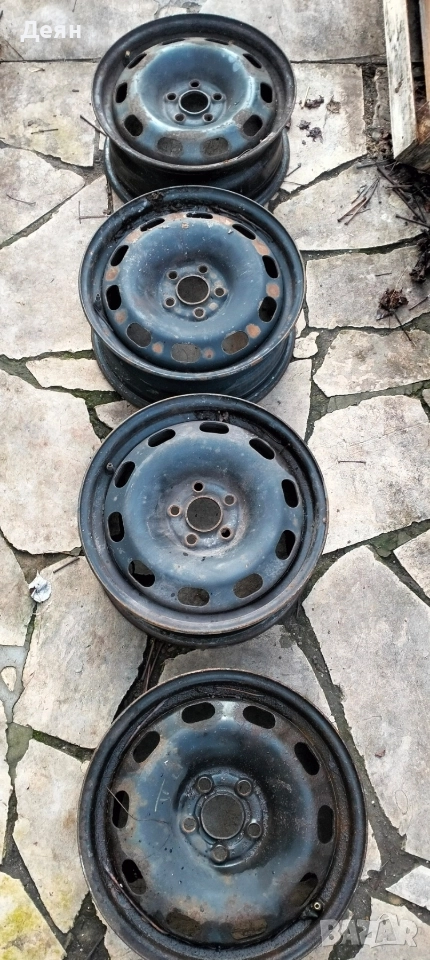 железни джанти 15ки 5х112 VW, снимка 1