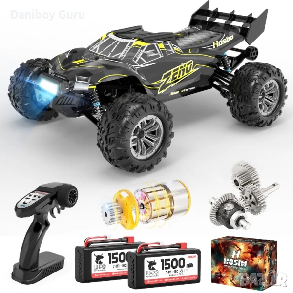 RC количка Hosim ZENO X15 1:10 безчеткова, 4x4, Off Road , снимка 1