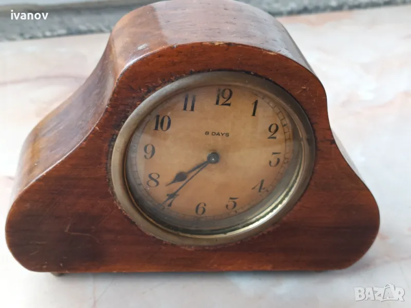 Каминен 8-дневен часовник, снимка 1