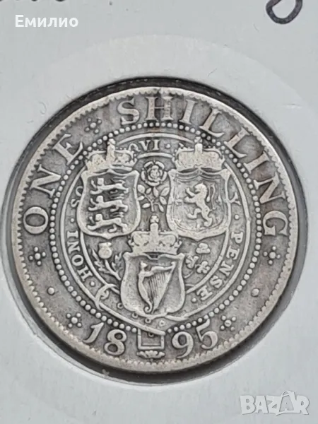 UK. ONE SHILLING 1895 , снимка 1