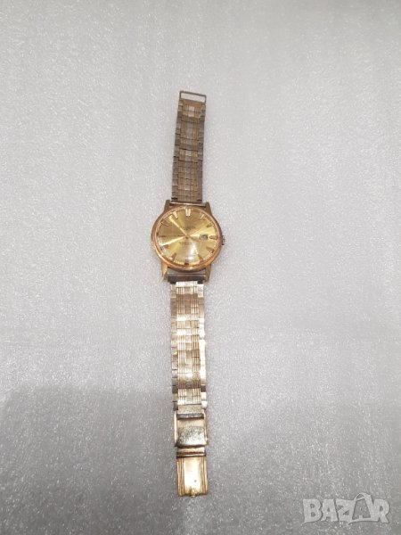 Мъжки позлатен механичен часовник Besancon - Antimagnetic-, снимка 1