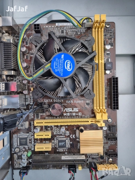 Дъно за сокет 1150, процесор i5 4670, памет 2x4GB и кутия, снимка 1