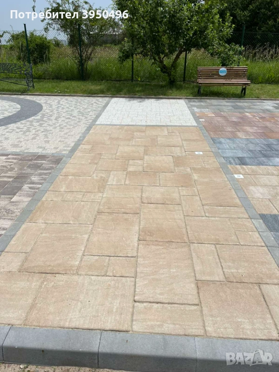 Плочи Suprema, 6см, цвят: жълто-кафяв меланж - #Земелрок, снимка 1