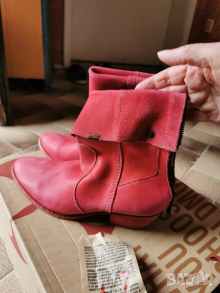 италиански  БОТИ  номер 38 Естествена кожа, снимка 1