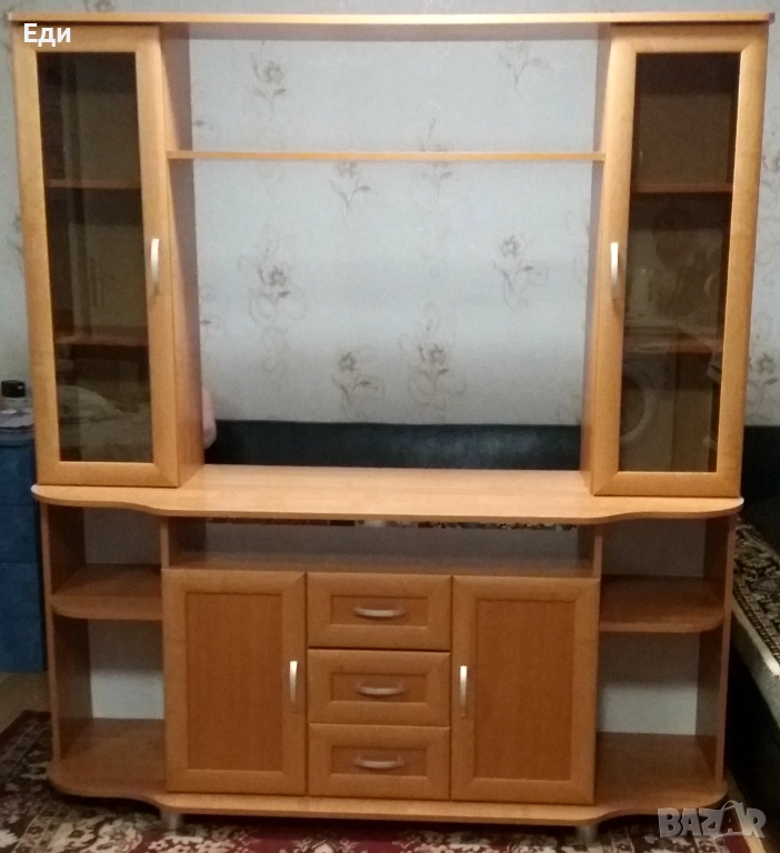 Нова холна секция за ТВ. Руско производство, плътно ПДЧ 16мм, Череша., снимка 1