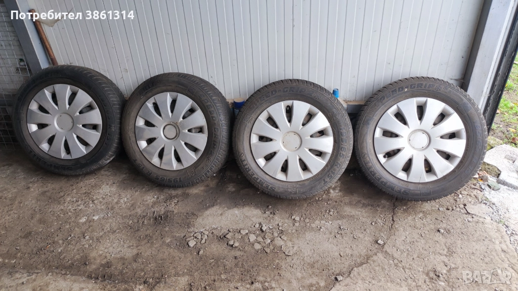 Джанти 15 и 16 цола 4х108 ПЕЖО с Гуми+Тасове ПОДАРЪК, снимка 1