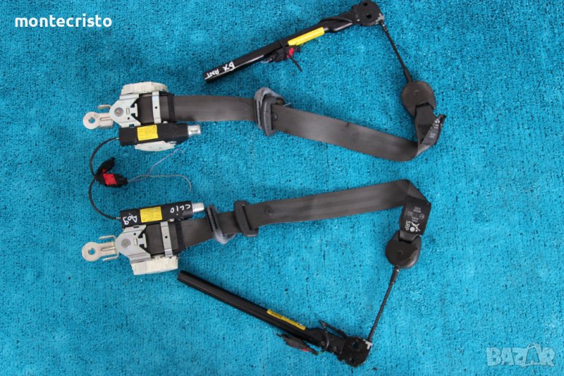 Преден десен колан Renault Clio III (2005-2013г.) хечбек 5 врати / Рено Клио, снимка 1