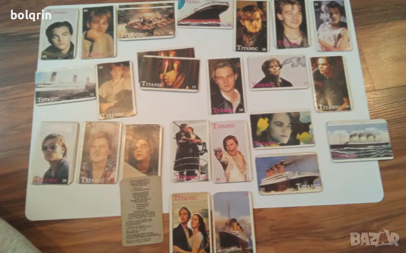 Стари малки картички от филм Титаник и Междузвездни войни                   , снимка 1
