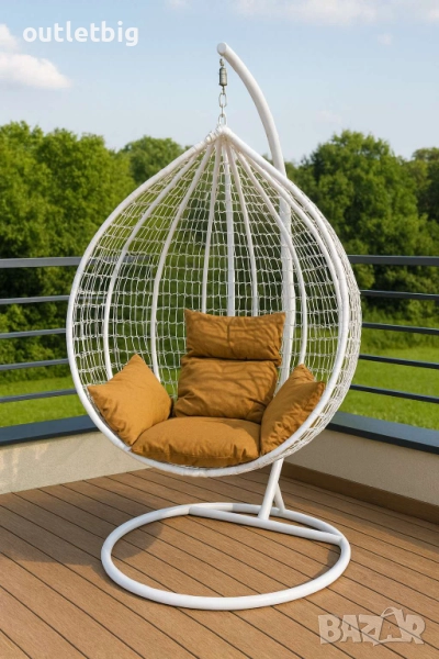 Люлка градинска висяща люлка тип гнездо,яйце–Промоция, снимка 1