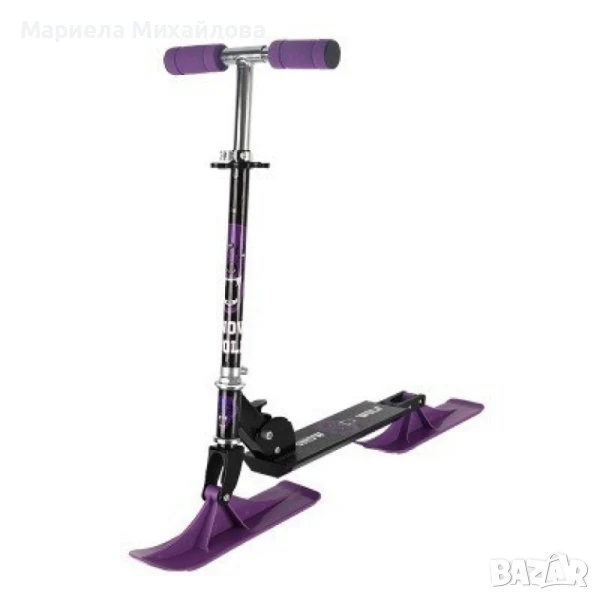 Детска тротинетка за пързаляне по сняг и каране по асфалт., снимка 1