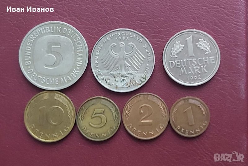 Лот монети ФРГ., снимка 1