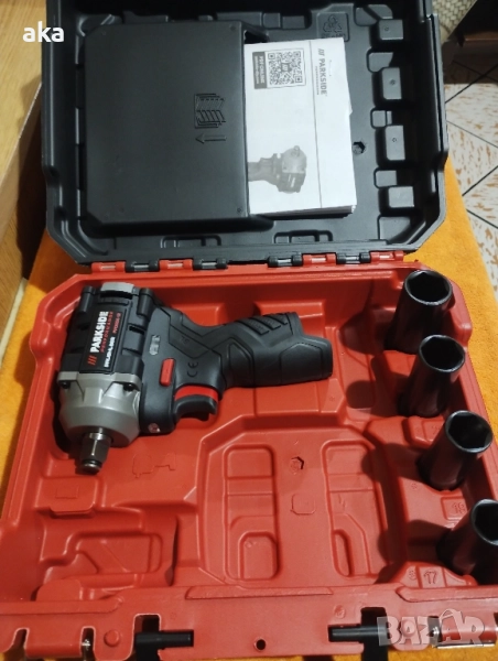 Безчетков Акумулаторен Ударен Гайковерт  PARKSIDE Performance 12V Li-Ion 5г.гаранция, снимка 1