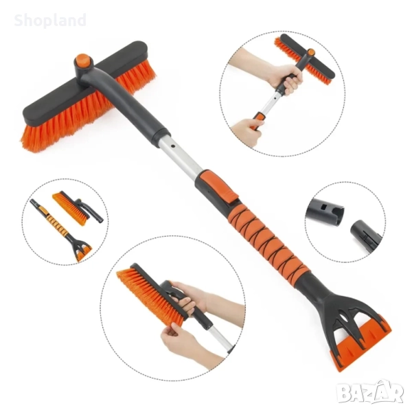 Универсален зимен комплект за кола – четка за сняг и стъргалка за лед, снимка 1