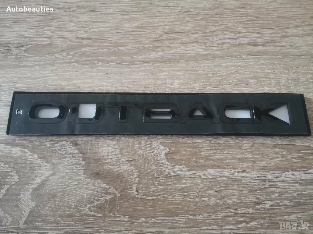 Subaru Outback емблема черен гланц, снимка 1