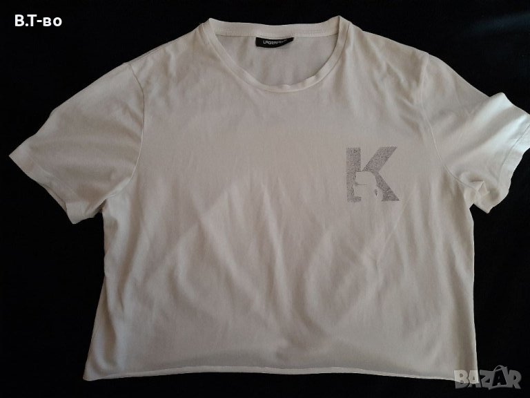 Karl lagerfeld къса тениска, снимка 1