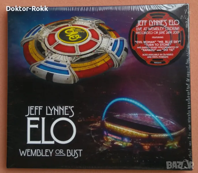 Jeff Lynne's ELO ‎- Wembley Or Bust [2017, 2 CD], снимка 1