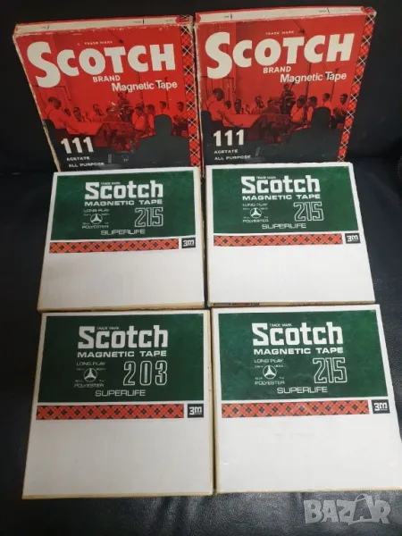 18см магнетофонна ролка Scotch С ленти и кутии. В много добро състояние. , снимка 1