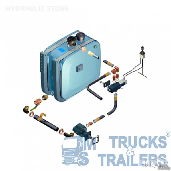 Еднокръгова хидравлична система HYVA за скоростна кутия SCANIA GRS900/GR900, снимка 1