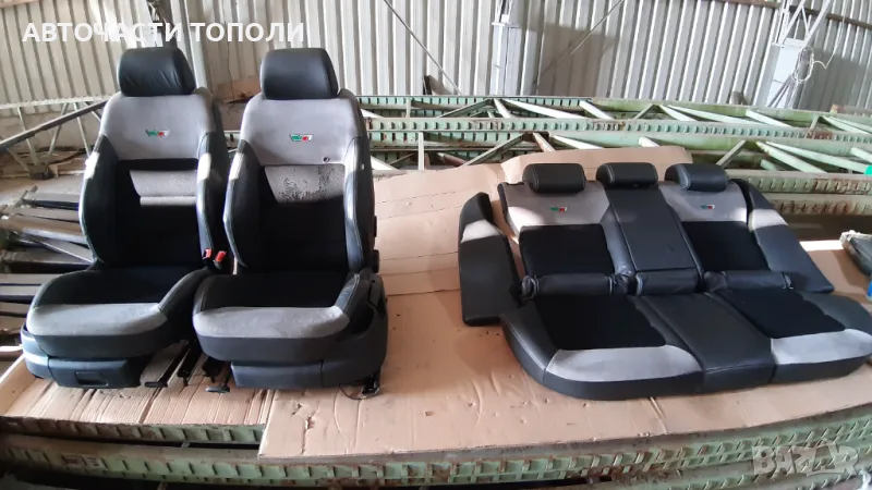 Седалки Шкода Октавия Skoda Octavia VRS Комби 2009г. Алкантара, снимка 1