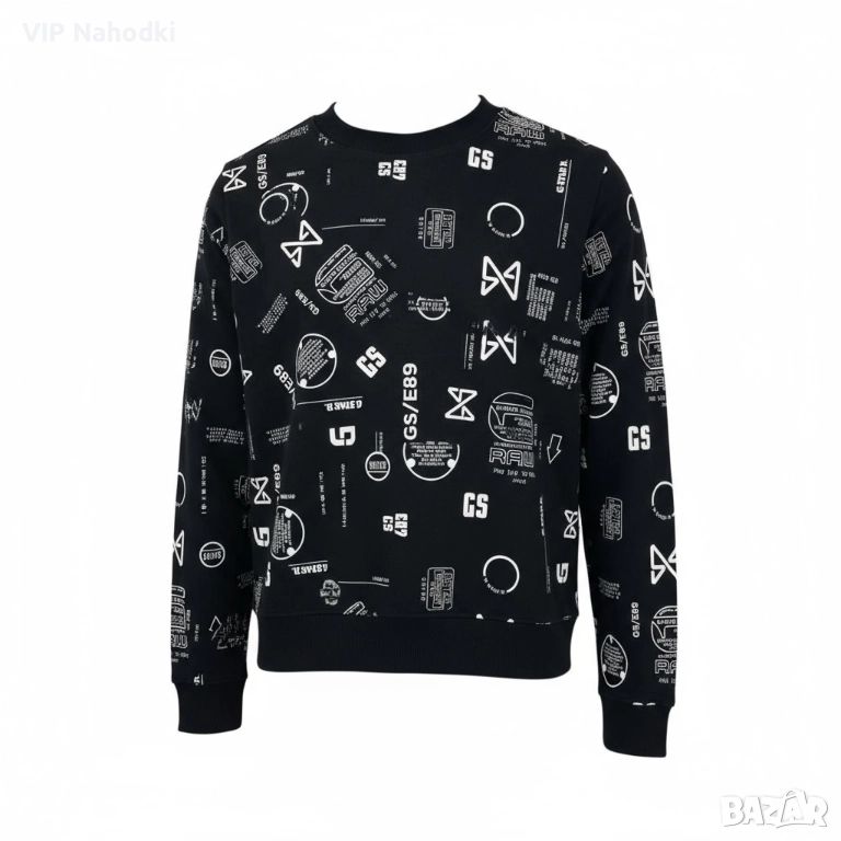 Суичър черно / бяло G-Star RAW, снимка 1