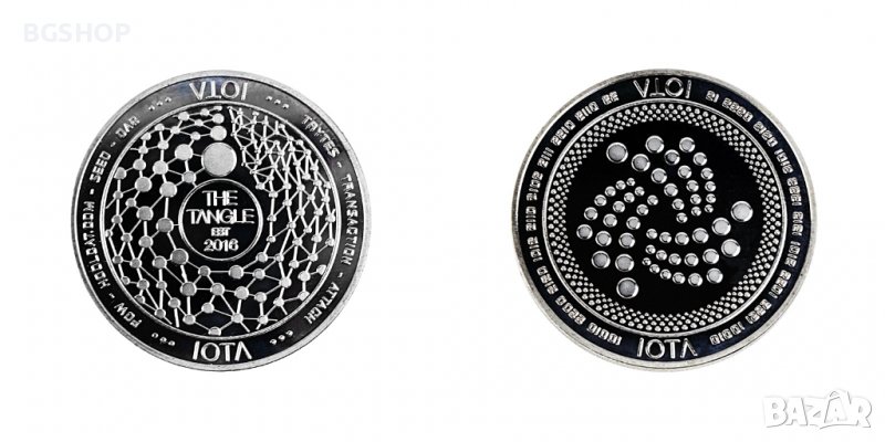 IOTA Coin / Йота Монета ( MIOTA ) - Silver, снимка 1