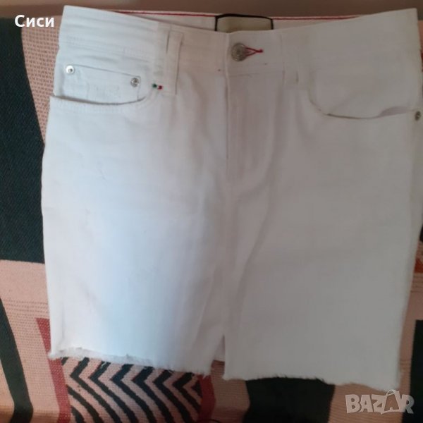 Намаление !!! Дънкова бяла пола на JUST CASTA, снимка 1