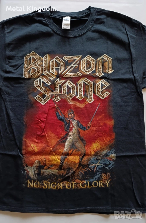 Blazon Stone - No Sign Of Glory (T-Shirt, Size - L) NEW Heavy/Power Metal, снимка 1