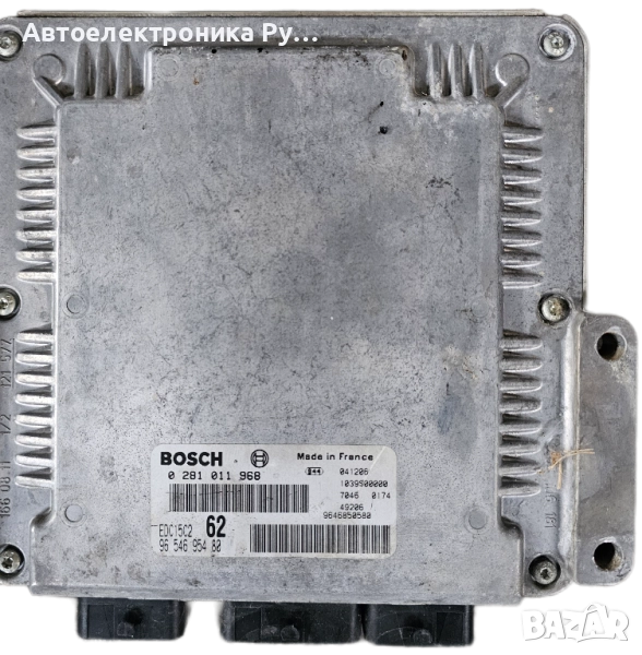 компютър CITROEN C8 2.0 HDI BOSCH, 0281011968,9654695480, снимка 1