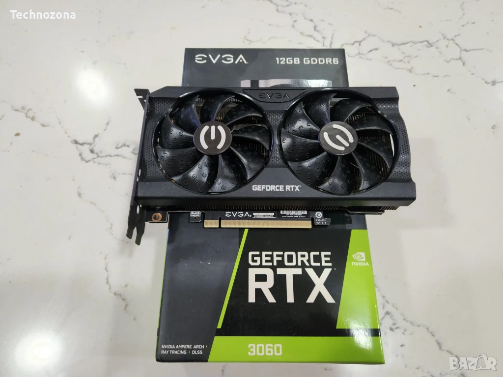 EVGA RTX 3060 12GB – КАТО НОВА | Оригинална кутия | Перфектна, снимка 1