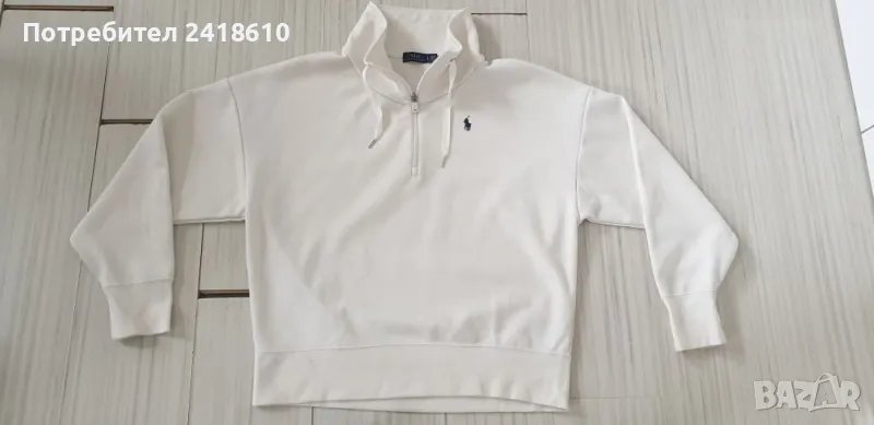 POLO Ralph Lauren Sweatshirt 3/4 Zip Oversize Womens Size L  ОРИГИНАЛ! Дамско Горнище!, снимка 1