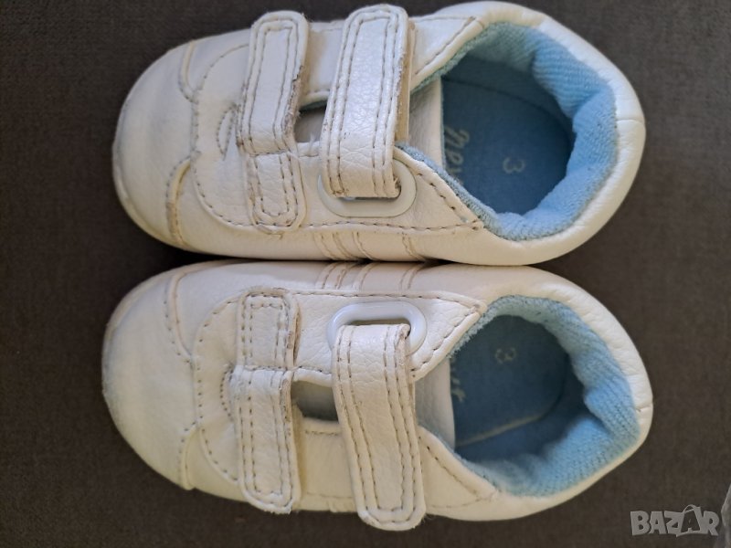Детски бебешки бели маратонки, снимка 1
